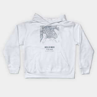 HELSINKI SIMPLE MAP Kids Hoodie